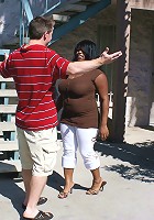 Mega busty black babe known in the plumper world gets the fuck of a lifetime to make sure she doesn’t forget